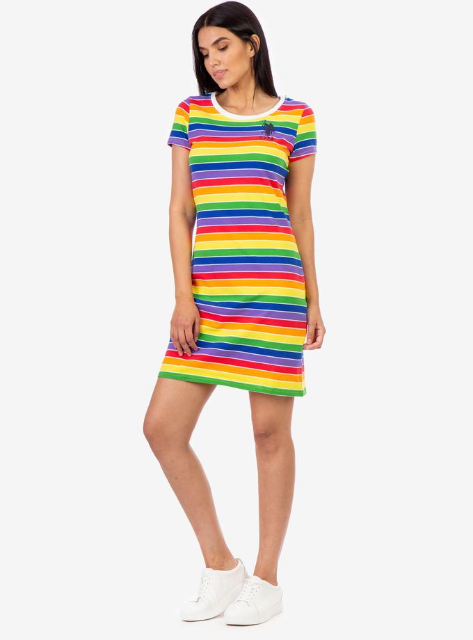 USPA RAINBOW STRIPE DRESS Best Seller