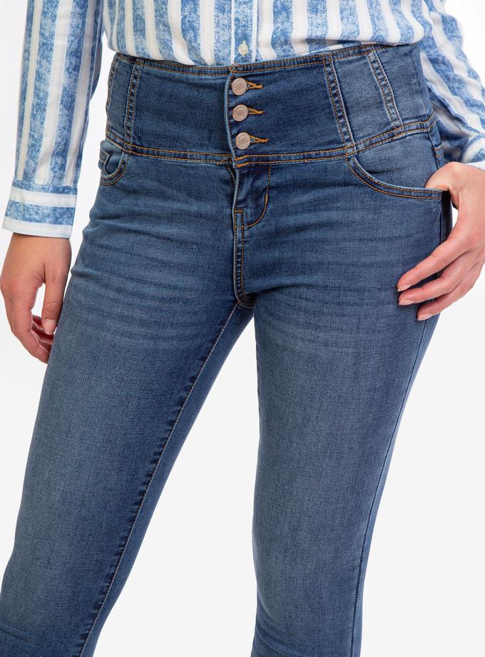 USPA REPREVE® HIGH RISE CORSET DENIM JEGGING For Sale