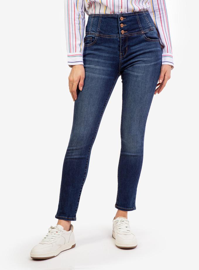 USPA REPREVE® HIGH RISE CORSET DENIM JEGGING On Sale