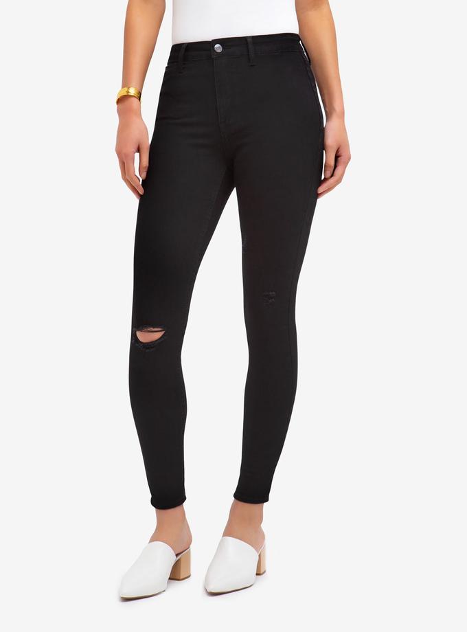 USPA REPREVE® HIGH RISE DESTRUCTED JEGGING On Sale