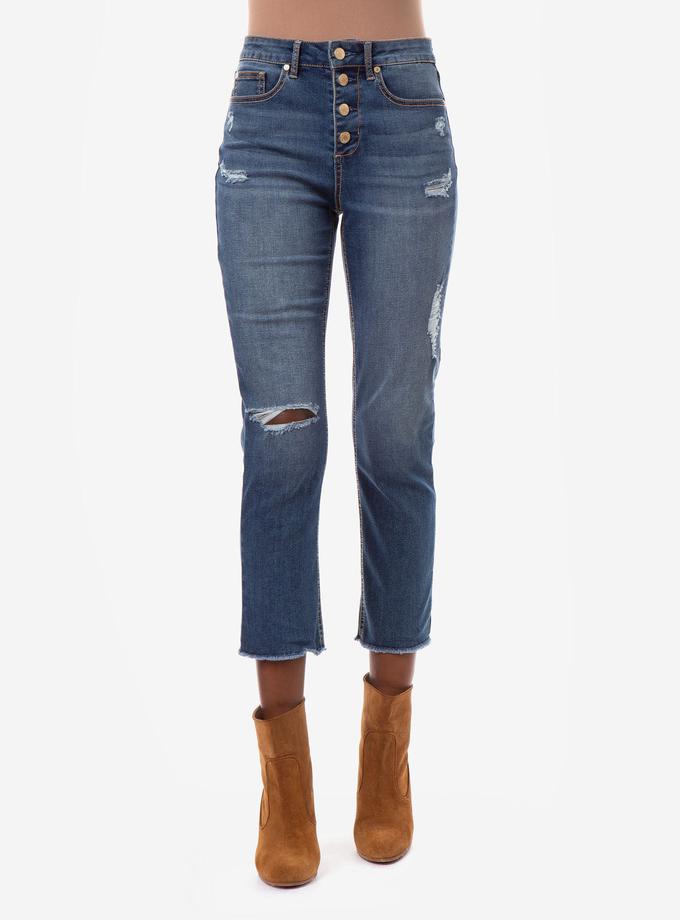 USPA REPREVE® HIGH RISE STRAIGHT CROP JEANS Free shipping