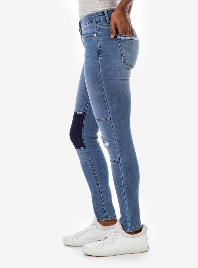 USPA REPREVE® MID RISE PATCHWORK JEANS Best Price