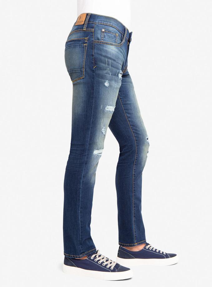 USPA REPREVE® SLIM JEANS WITH RIP & REPAIR For Sale