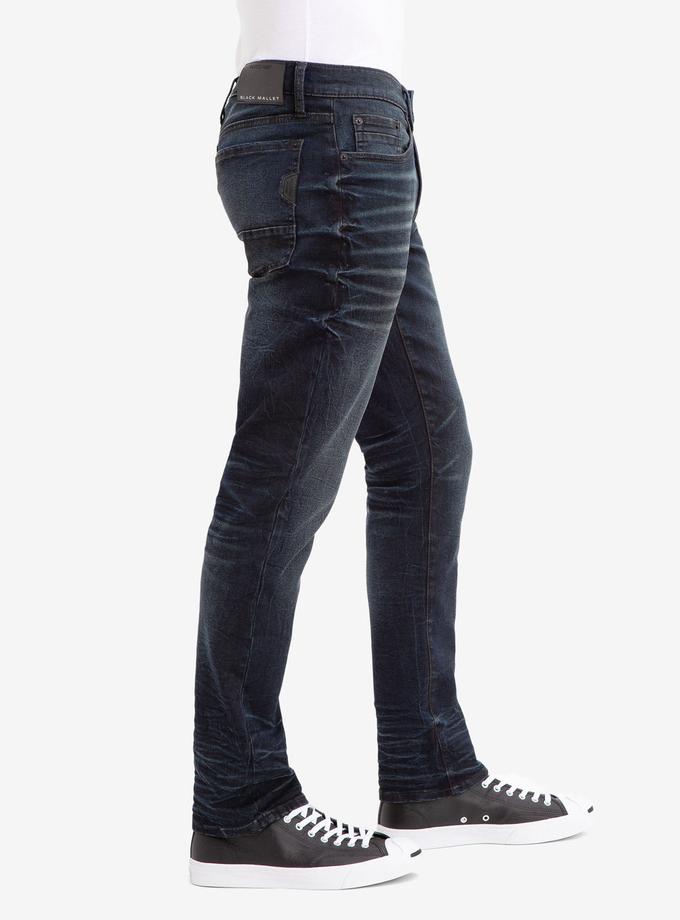 USPA REPREVE® SLIM STRAIGHT DISTRESSED JEANS On Sale