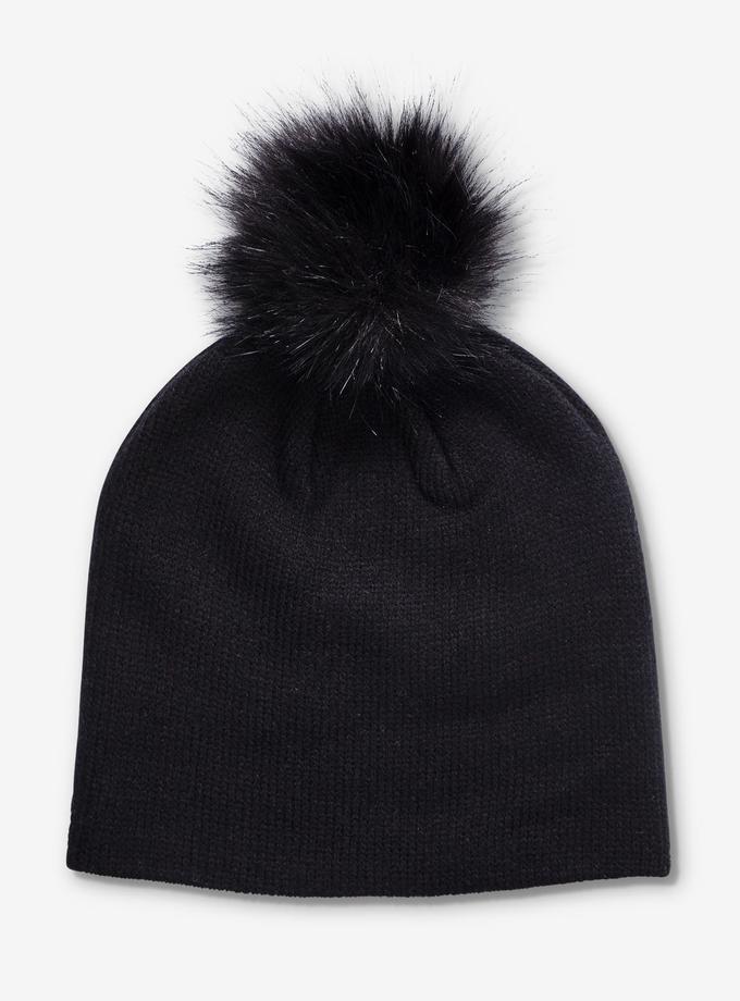 USPA RHINESTONE BEANIE WITH POM POM ON TOP Same Day Delivery