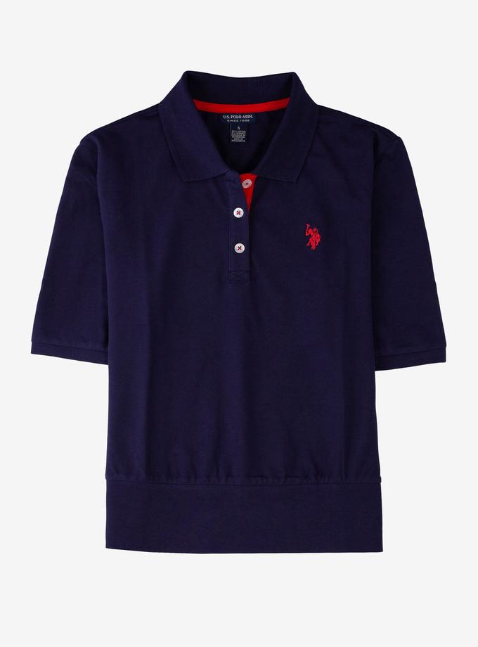 USPA RIBBED HEM POLO SHIRT High Quality