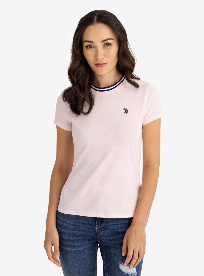 USPA RINGER NECK TRIM T-SHIRT High Quality