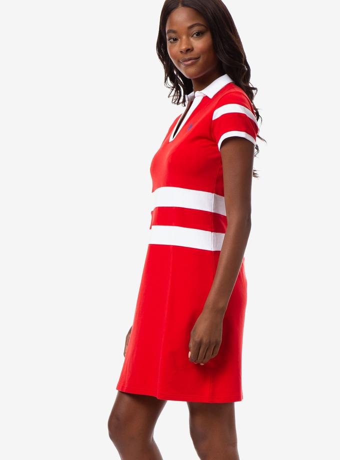 USPA RUGBY STRIPE POLO DRESS Best Price