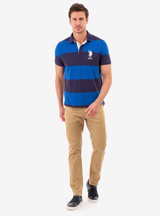 USPA RUGBY STRIPE POLO SHIRT Same Day Delivery