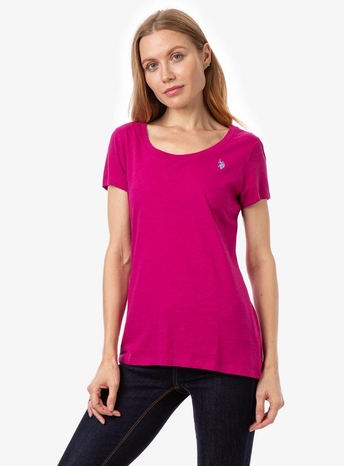 USPA SCOOP NECK T-SHIRT Best Price