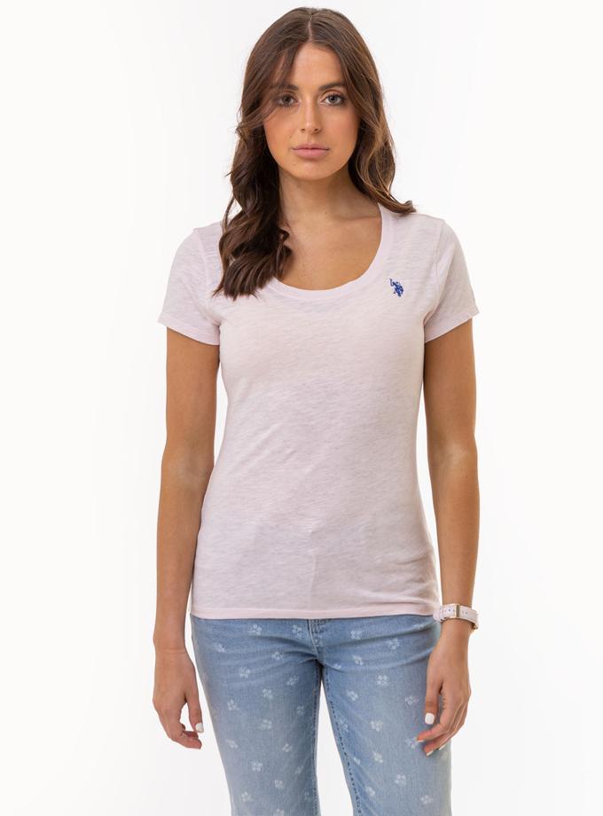 USPA SCOOP NECK T-SHIRT On Sale