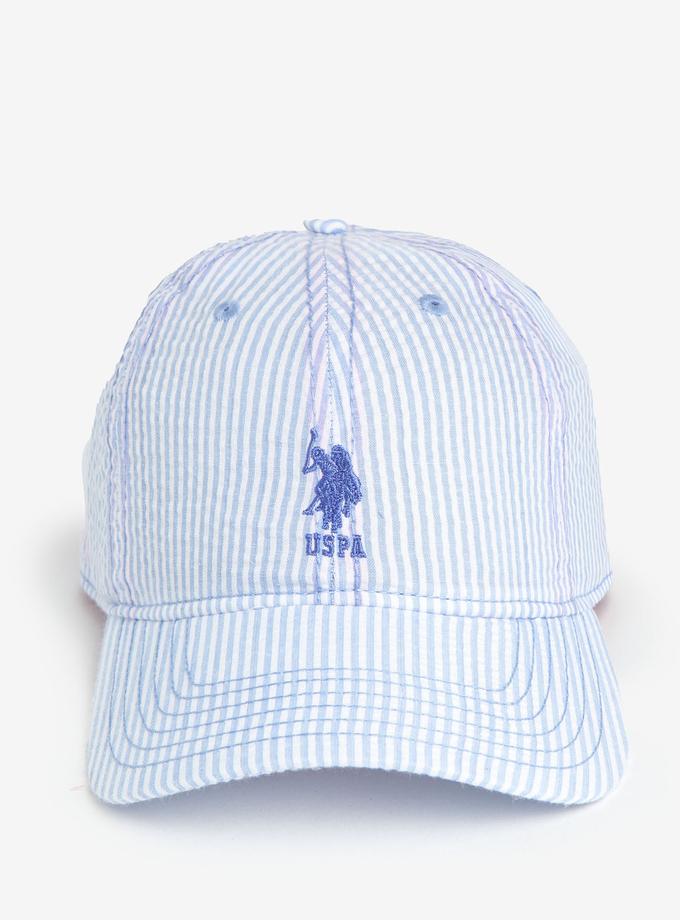 USPA SEERSUCKER LOGO BASEBALL CAP High Quality