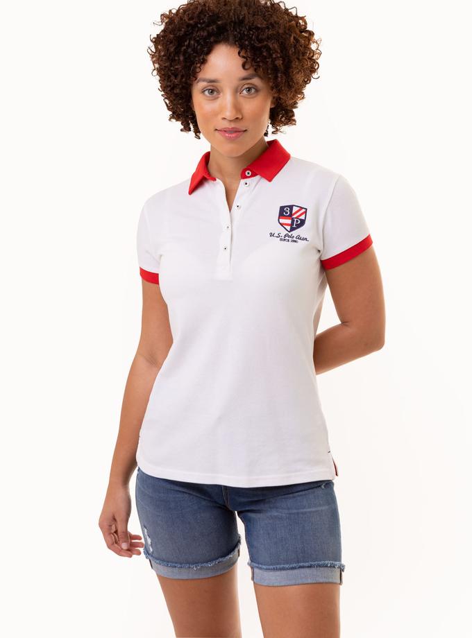 USPA SHORT SLEEVE CREST PATCH POLO SHIRT Best Seller