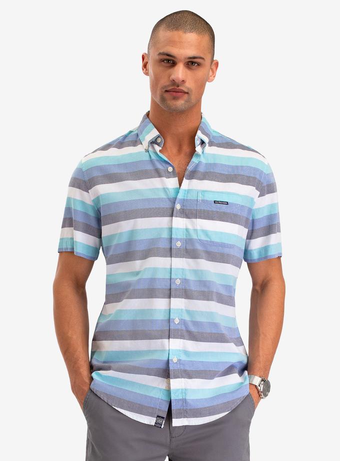 USPA SHORT SLEEVE OXFORD SHIRT High Quality