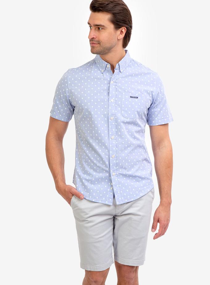 USPA SHORT SLEEVE PRINTED CHAMBRAY SHIRT Best Price