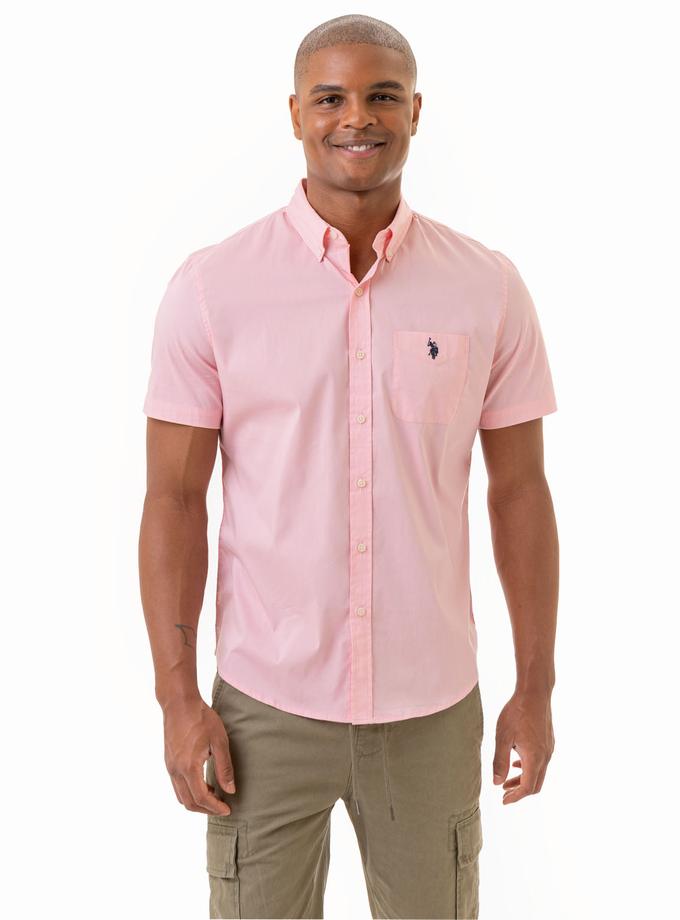 USPA SHORT SLEEVE STRETCH POPLIN SHIRT For Sale