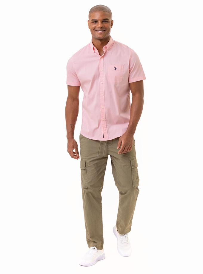 USPA SHORT SLEEVE STRETCH POPLIN SHIRT For Sale