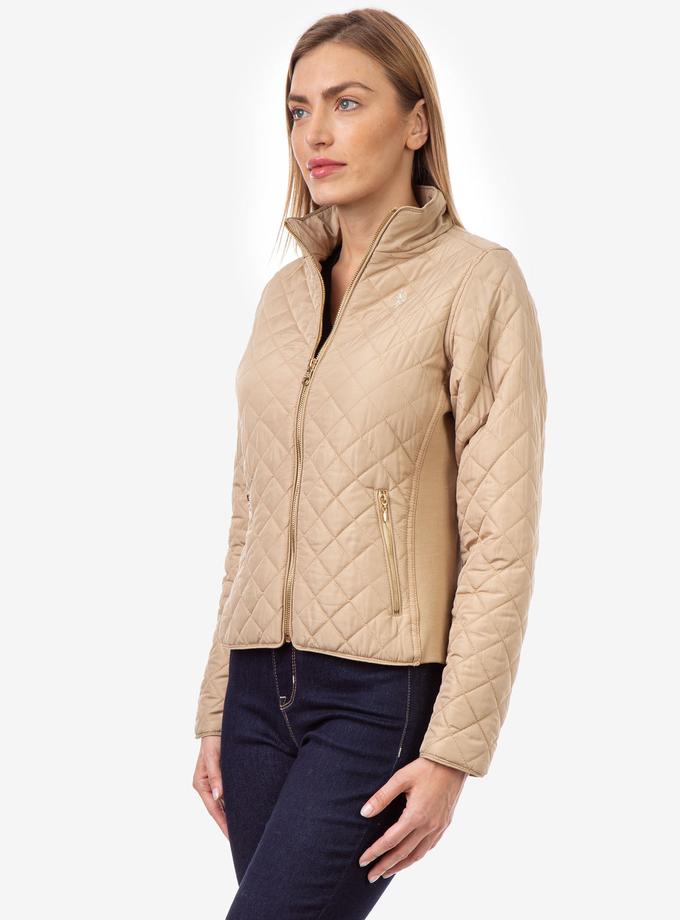 USPA SIDE KNIT QUILTED JACKET On Sale