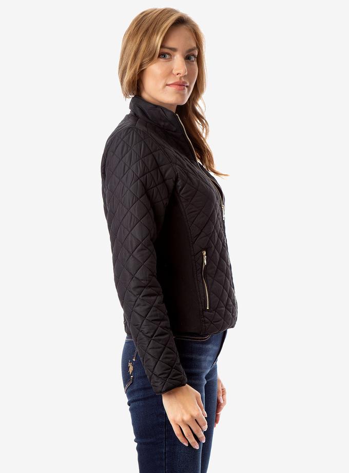 USPA SIDE KNIT QUILTED JACKET Same Day Delivery