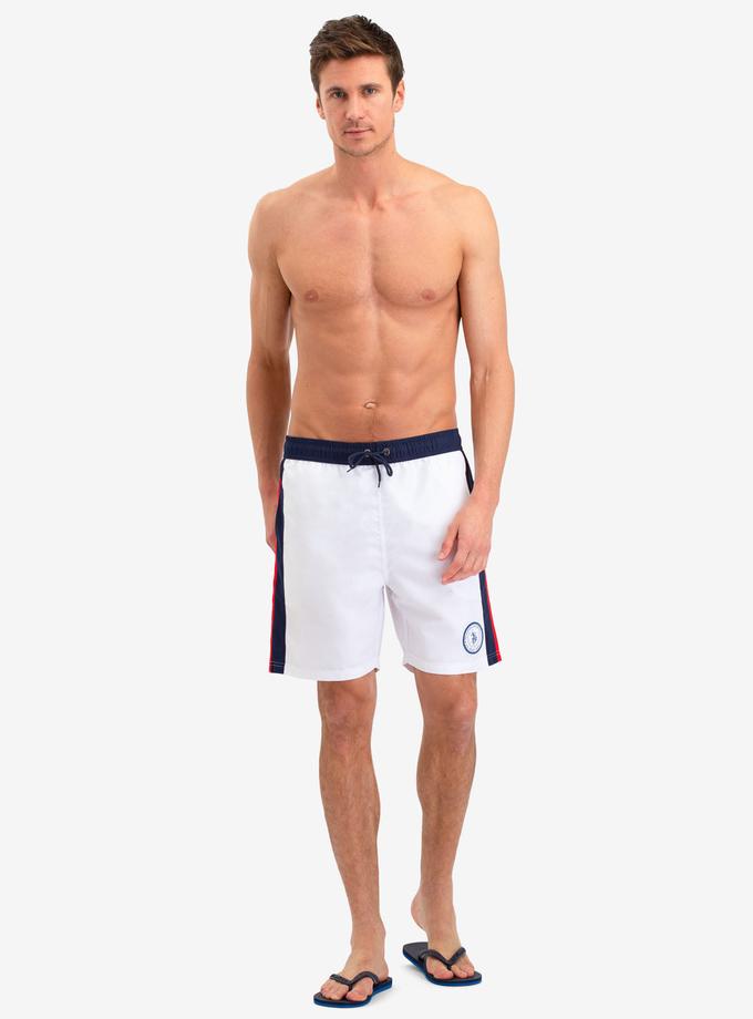 USPA SIDE STRIPE SWIM TRUNKS On Sale