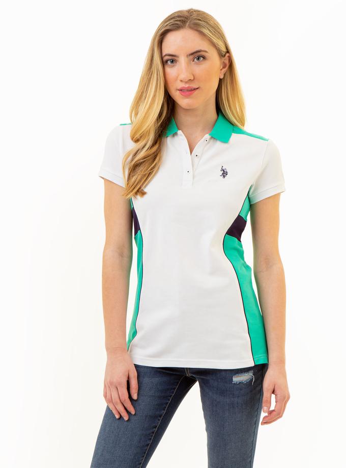 USPA SIDESEAM PANEL COLORBLOCK POLO SHIRT Best Seller