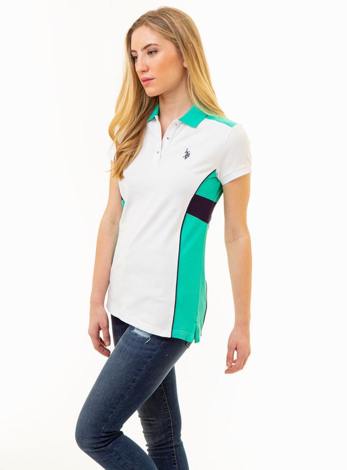 USPA SIDESEAM PANEL COLORBLOCK POLO SHIRT Best Seller