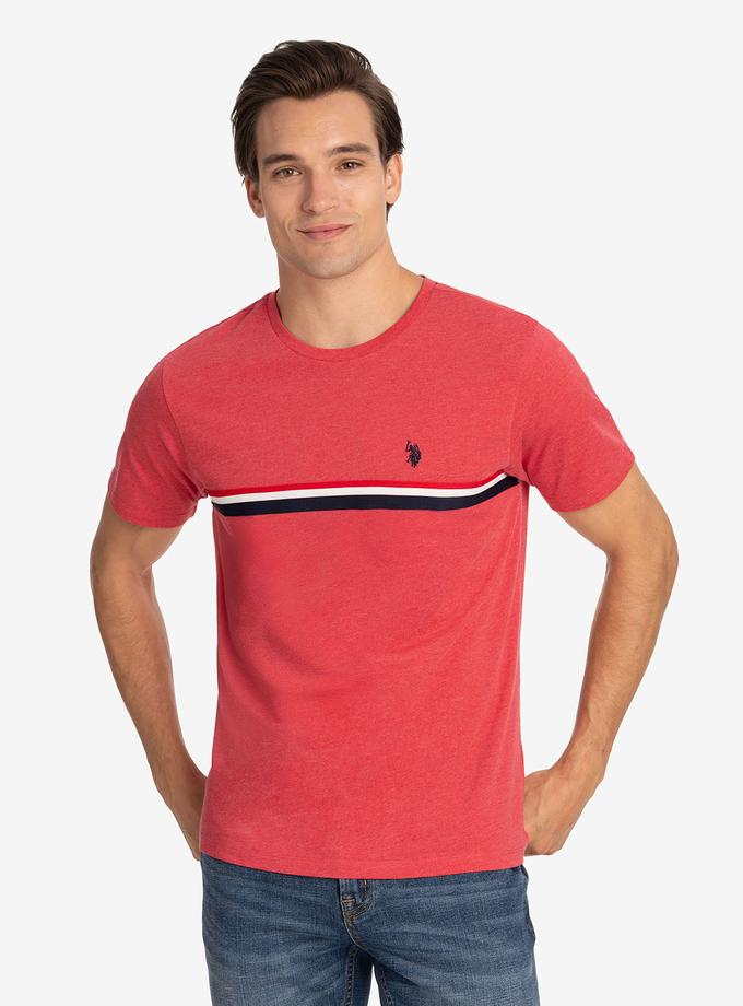 USPA SIGNATURE TRICOT PIECED JERSEY T-SHIRT Best Price