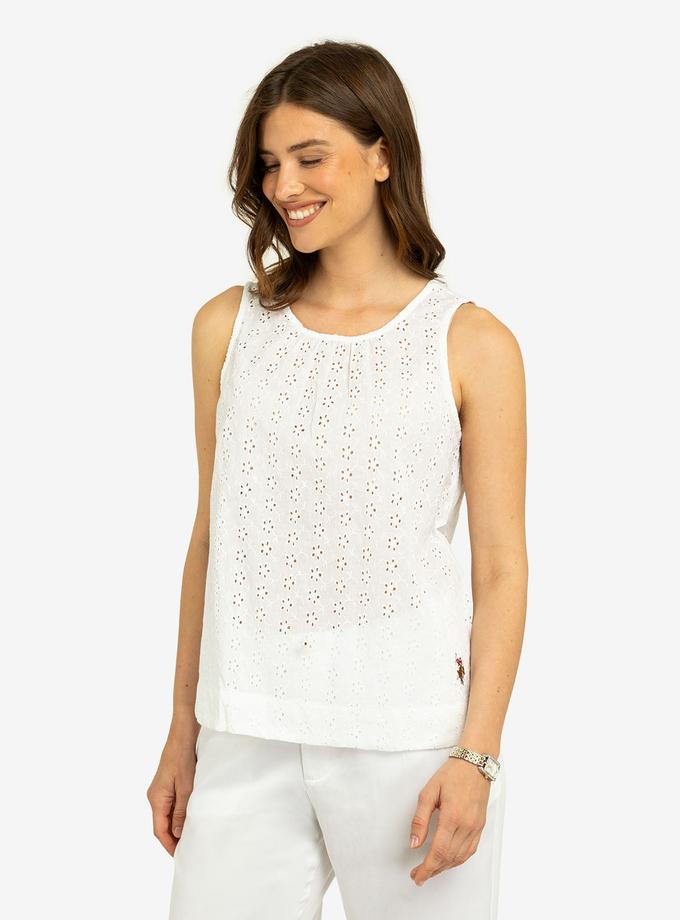 USPA SLEEVELESS TOP WITH TIE BACK Same Day Delivery