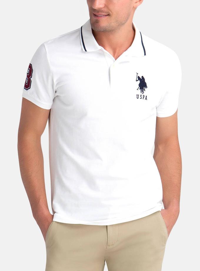 USPA SLIM FIT BIG LOGO POLO SHIRT Same Day Delivery