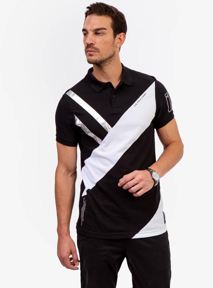 USPA SLIM FIT COLORBLOCK PIQUE POLO SHIRT Best Price