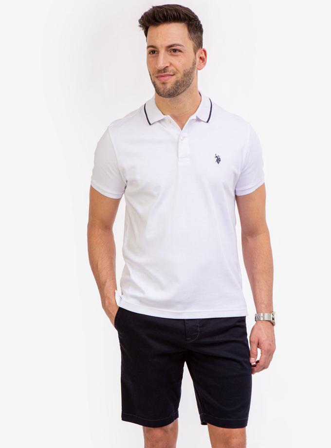 USPA SLIM FIT INTERLOCK POLO SHIRT Same Day Delivery