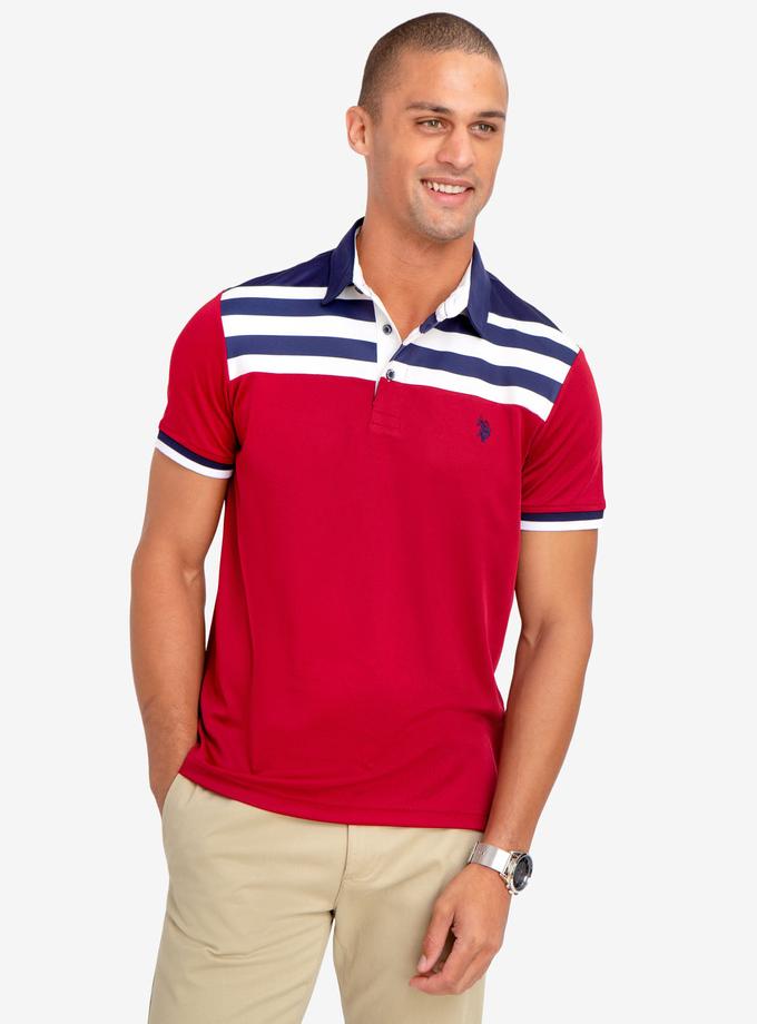 USPA SLIM FIT PERFORMANCE POLO SHIRT On Sale