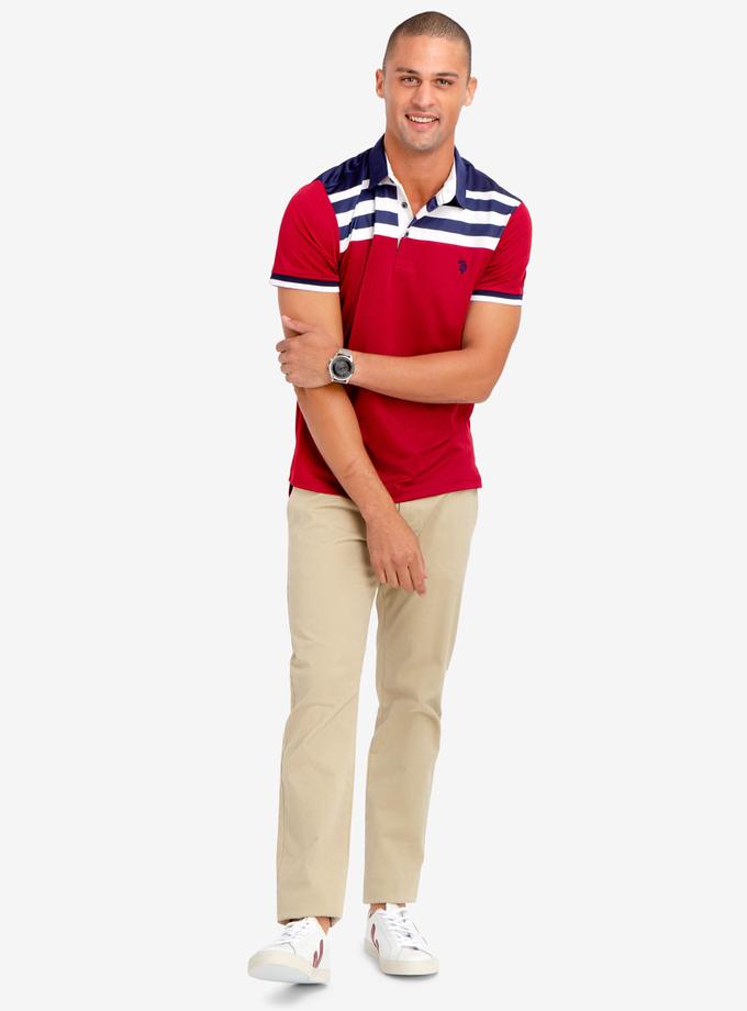 USPA SLIM FIT PERFORMANCE POLO SHIRT On Sale