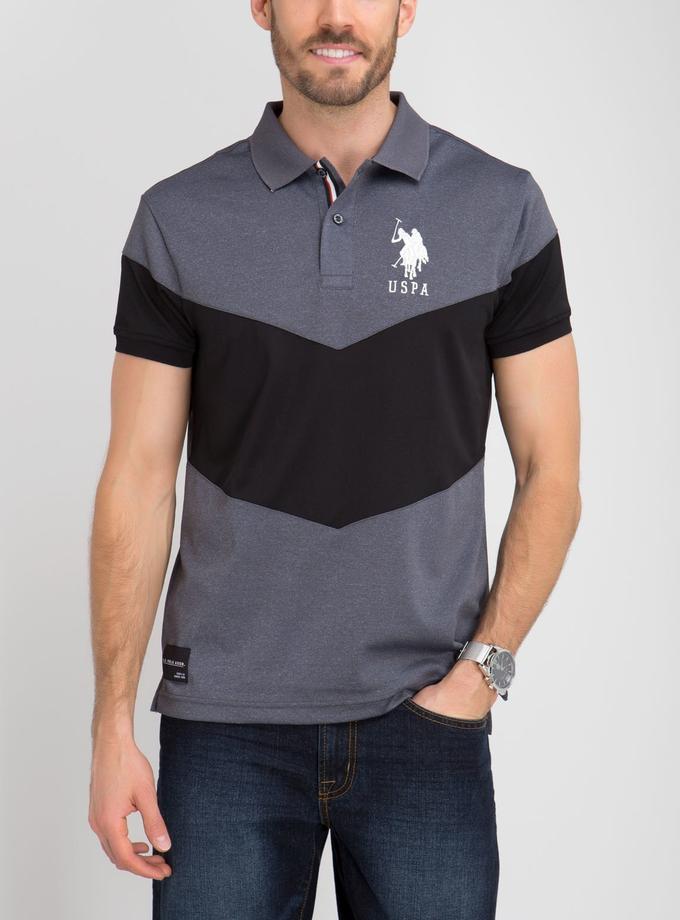 USPA SLIM FIT PIQUE CHEVRON POLO SHIRT Best Buy