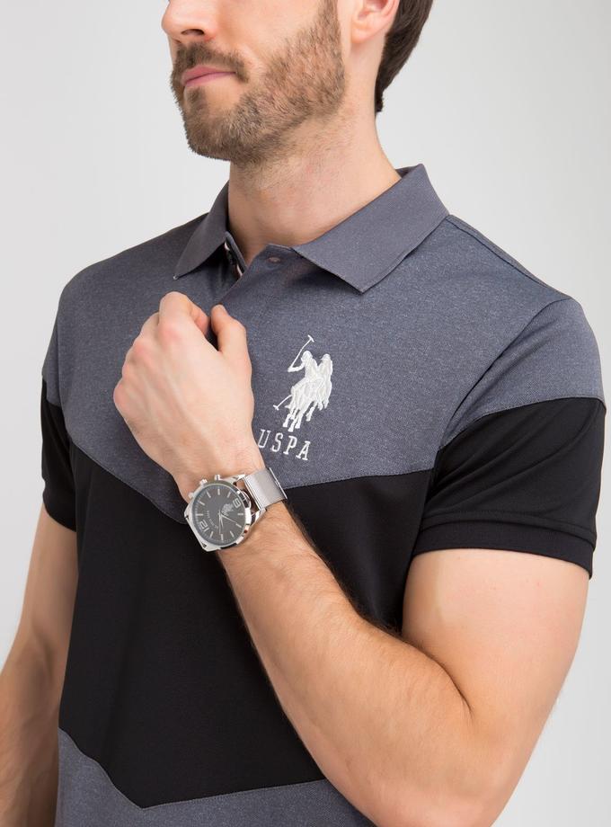 USPA SLIM FIT PIQUE CHEVRON POLO SHIRT Best Buy