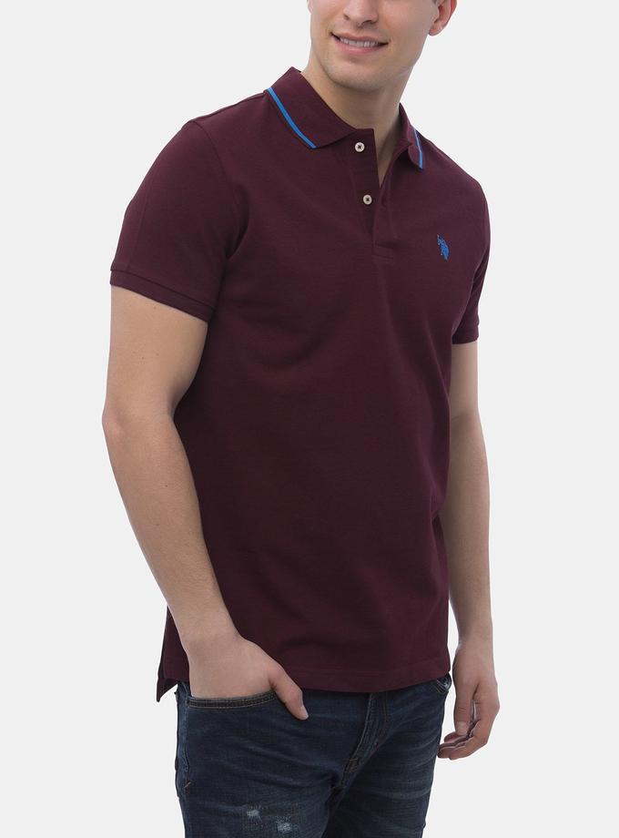 USPA SLIM FIT SMALL LOGO POLO SHIRT For Sale