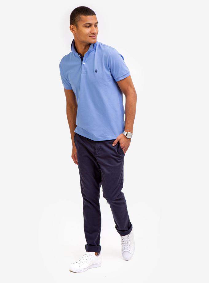 USPA SLIM FIT STRETCH PIQUE POLO SHIRT For Sale