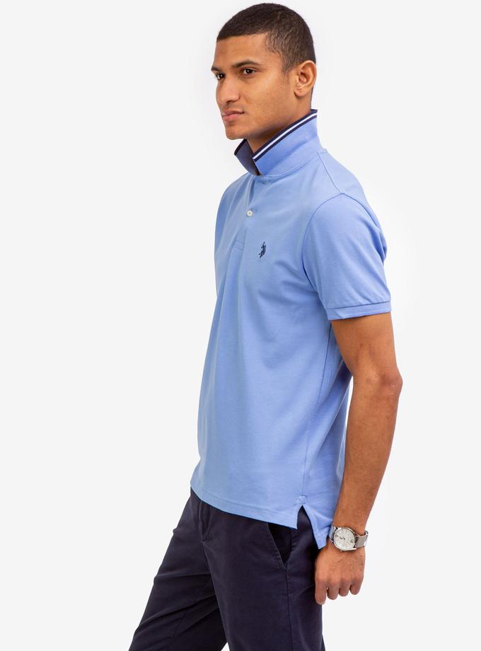 USPA SLIM FIT STRETCH PIQUE POLO SHIRT For Sale