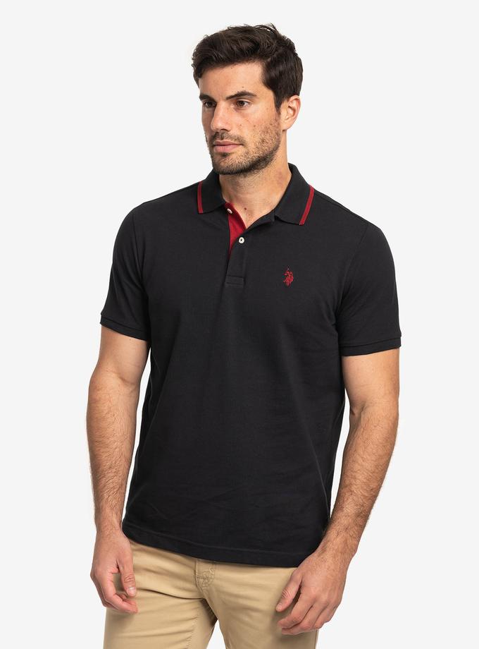 USPA SLIM FIT STRETCH SOLID PIQUE POLO SHIRT New Arrival