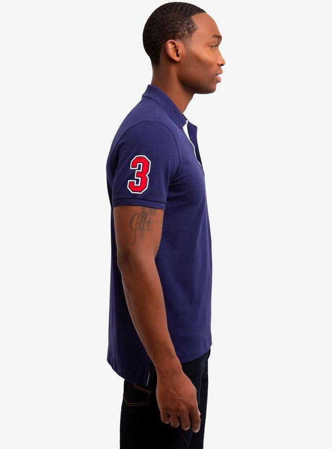 USPA SLIM FIT STRETCH SOLID POLO SHIRT For Sale