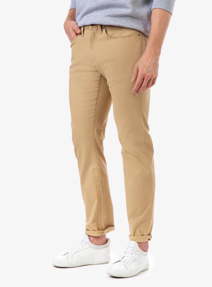 USPA SLIM STRAIGHT 5 POCKET STRETCH CHINO PANTS On Sale