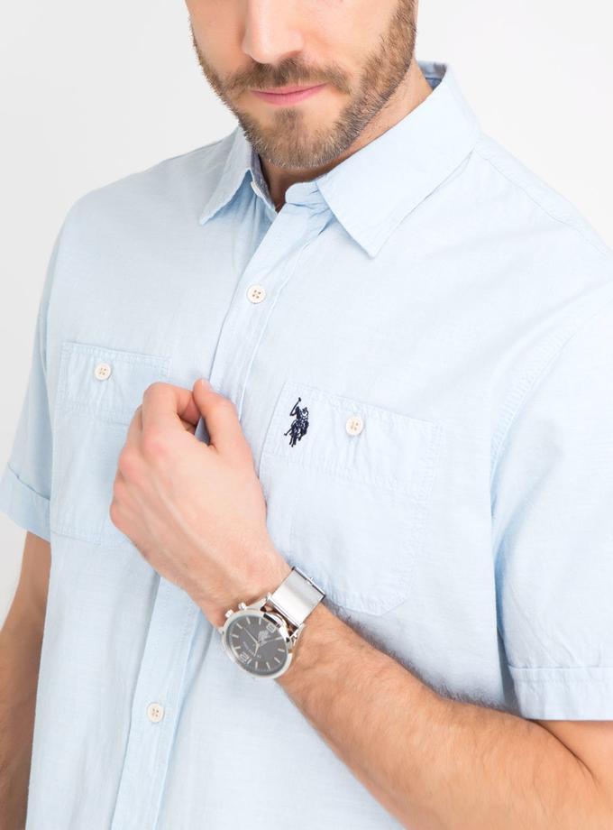 USPA Slub Canvas Short Sleeve Shirt High Quality