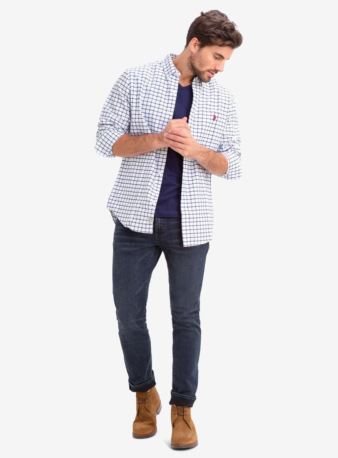 USPA SMALL PLAID OXFORD SHIRT Same Day Delivery