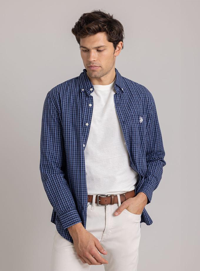 USPA SMALL PLAID PEACHED POPLIN SHIRT Best Price