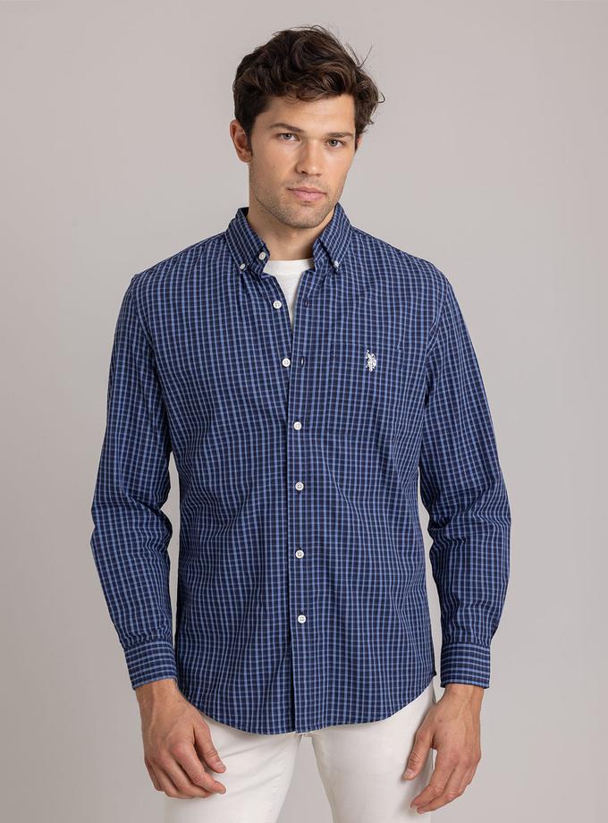 USPA SMALL PLAID PEACHED POPLIN SHIRT Best Price