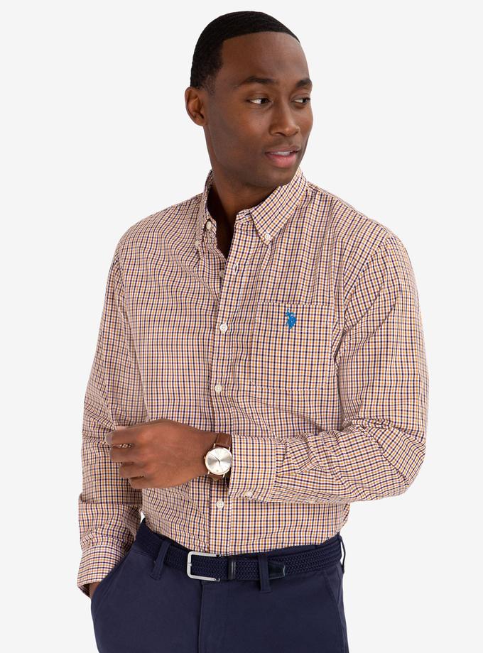 USPA SMALL PLAID POPLIN SHIRT Same Day Delivery