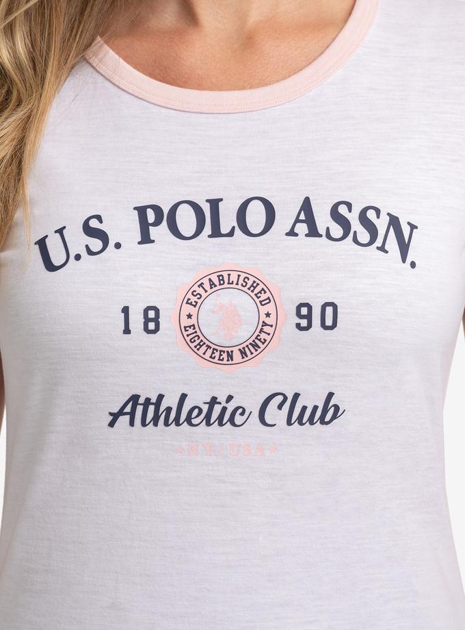 USPA SMALL SOFT CREST RINGER JERSEY T-SHIRT Best Buy