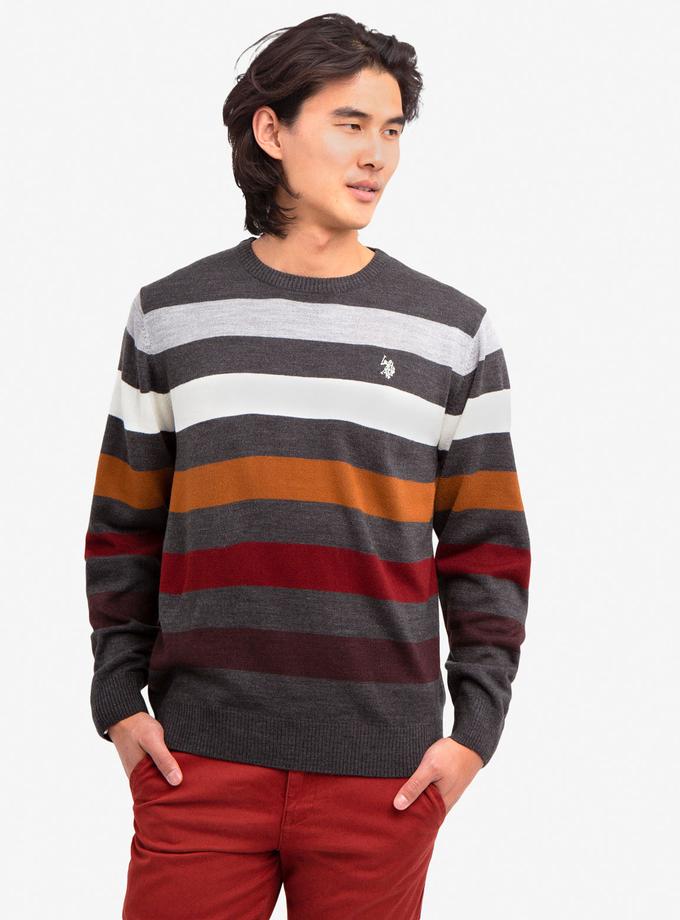 USPA SOFT MULTICOLOR STRIPED SWEATER New Arrival