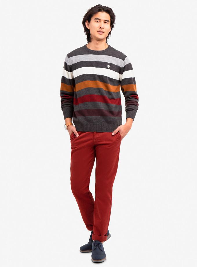 USPA SOFT MULTICOLOR STRIPED SWEATER New Arrival