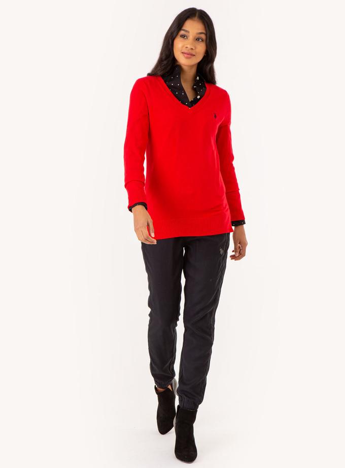 USPA SOFT TOUCH V-NECK SWEATER For Sale